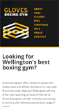 Mobile Screenshot of glovesboxing.co.nz